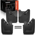 A-Premium Mud Flaps Compatible with Toyota Tacoma 2024 2025, No Drilling Required Mud Guards with Hardware Accessories, Set of 4 Front and Rear