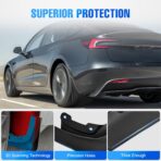 Nilight Mud Flaps for Tesla Model 3 Highland 2024 2025 2026, No Drilling Precision Fit Exterior Accessories Heavy-Duty Splash Guards Protection, Front & Rear Set - Image 6