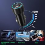 USB C Car Charger 5 Pack, Bangfun 36W Dual Port PD&QC 3.0 Fast Charging 12V USB Car Charger Cigarette Lighter Adapter Plug for iPhone 15 14 13 12 11 Pro Max SE,iPad,Samsung,Pixel(Black) - Image 6