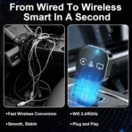 3 in 1 Wireless Carplay Adapter, Car Screen Mirroring Converter, 2026 Upgrade Mirror iOS Phone for iPhone/Airplay/Apple/Android, Bluetooth Auto Link, Wired to Wireless, Plug & Play - Image 2