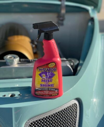 Wizards Mist-N-Shine Detail Spray - 22 Oz - Multi-Purpose High Gloss Finish Waterless Quick Detailer Spray for Glass, Chrome, Paint and Plastics - Car Exterior Cleaner for Auto Detailing Supplies - Image 8