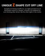 Z-OFFROAD LED Headlights Assembly DOT Approved with DRL Turn Signal Hi/Low Sealed Beam Compatible with 03-06 Chevy Silverado Avalanche (Sequential Turn Signal + Clear Side Marker) - Image 5