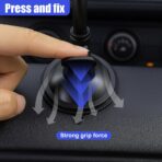 Car Phone Holder Mount, Gooseneck Long Arm Cell Phone Holder, Windshield Window, Dashboard Anti-Shake Handsfree Stand with Strong Suction Cup, Fit for Most Cellphone(Black) - Image 5