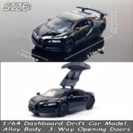 Car Dashboard Decorations – Drift & Turn Mini Car Model Ornament – Dynamic Interactive Automobile Decor for Enthusiasts Vehicle Interior Dashboard Drifting Decorations Accessories Gifts (Black) - Image 3