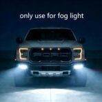 SEALIGHT 9005 9006 Bulb Combo, 92000LM 800% Super Bright 5 Mins Installation, 60000H Lifespan, 6500K Cool White 9005/HB3 9006/HB4 Fog Light Bulbs, Pack of 4 - Image 7
