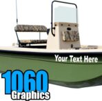 Custom Vinyl Boat Numbers & Letters (Two Decals) Marine Lettering Stickers - Image 9