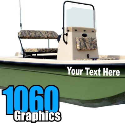 Custom Vinyl Boat Numbers & Letters (Two Decals) Marine Lettering Stickers - Image 9