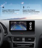 10.25" Linux Carplay Stereo for Audi Q5 SQ5 2009-2017 with MMI 3G System (Multimedia Radio ONLY) -Wireless CarPlay Android Auto Radio, 1920x720 HD Touch Screen, Dual OS, Retains OEM MMI Knob - Image 9
