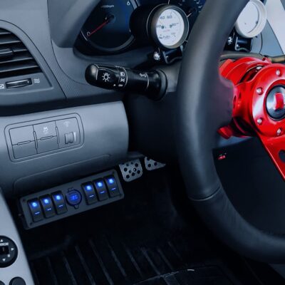 Nilight 6 Gang Rocker Switch Box 12V SPST ON Off Switch QC 3.0 USB Charger Voltmeter Waterproof Aluminum Rocker Switch Panel Night Glow Stickers for Boats Cars RVs Trucks, 2 Years Warranty,Blue - Image 6