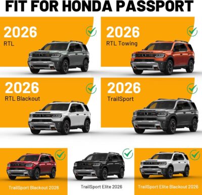 Mud Flaps Splash Guards Mudflaps Fit for Honda Passport 2026 Accessories 4PCS Exterior Tire Fenders Mudguards Kit Vehicle Wheel Liner - Image 3