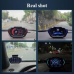 obd2 gauge display, head up display for car, Digital Speedometer, Tachometer, Water Temperature Gauge, Multi-Data Smart Gauge, Trip Computer Fuel Pressure Tester for All cars - Image 9