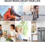 AGPTEK Car Speaker with Bluetooth 5.3, Hands Free Phone Kit for Calls, GPS & Music with TF Card Slot, Instant Connect, Siri Google Assistant Support Wireless Car Visor Clip Speakerphone (Black) - Image 6