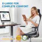 X-Large Car Seat Cushions for Driving ,Comfort Memory Foam Car Cushions for Driving for Back, Hip & Tailbone Pain Relief – Non-Slip Booster Pad for Short Drivers, Auto, Office Chair, Wheelchair - Image 8