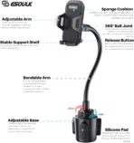 Esoulk Car Cup Phone Holder, Car Phone Holder Cup Holder with 11” Long Arm, Goose Neck Cupholder Phone Holder, Adjustable Phone Holder for Car, Universal Cup Holder for Car, Cup Cradle - Image 4
