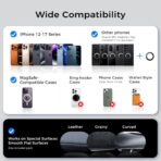 ACMEZING NeverFall Car Phone Holder for MagSafe [78+LBS Ultra Grip | 2400gf Magnetic Power] 360° Foldable Car Mount Cell Phone Holders for Your Car for iPhone 17-12 & All Speakerphones, Carbon Fiber - Image 6