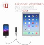 Crave CarHub 54W 4 Port USB Car Charger, Qualcomm Quick Charge 3.0 - Black - Image 4