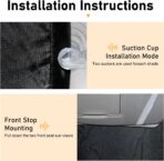 6PCS Reflective Car Windshield Sunshade Kit, Foldable Magnetic Side Window Shade with Storage Bag, Silver Coated UV Protection Heat Shield, Universal Auto Privacy Cover for Baby Camping Napping - Image 5