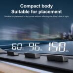 Car Speedometer KM/H GPS Head Up Display Digital Speed Meter Windshield Projector for Vehicles Auto Electronics Accessories Multi Functional LCD Display - Image 6
