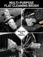 Fantasticlean 7PCS Car Wheel Cleaning Pro Kit, Tire Brush, Soft-bristled Rim Brush, Microfiber Flat Wheel Brush, Double-Ended Detailing Brush, Detailing Pads, Scratch-Free & Multipurpose - Image 7