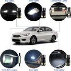 EASY EAGLE LED Interior Car Lights for Honda-Accord-2013-2022: 14 Piece Kit White LED Light Bulbs - Super Bright 6000K + Install Tool - Image 3