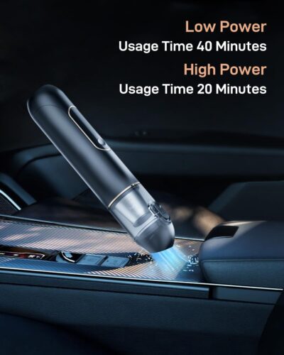 Handheld Vacuum Cordless, Car Vacuum Portable with 20000Pa Ultra-Strong Suction, Multi-Function Hand Vacuum Rechargeable for Cars, Home, Pet Hair & Outdoor Use - Image 2