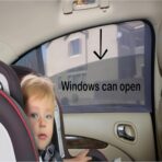 2Pack Mesh Car Side Window Sun Shade Cover,UV Protection Rear Side Window Shade, Stretchy Mosquito Net Curtains,Fit for Most of Cars（23.6"*27.5"） - Image 7