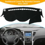 Dashboard Cover Dash Cover Mat for Hyundai Sonata 2011 2012 2013 2014 Models Non-Slip Dash Board Protector - Image 3