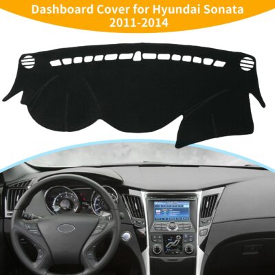 Dashboard Cover Dash Cover Mat for Hyundai Sonata 2011 2012 2013 2014 Models Non-Slip Dash Board Protector - Image 3