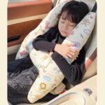 H-Shaped Car Travel Pillow for Kids & Adult-Adjustable Car Seat Pillow, Soft Ergonomic Neck Head Support Sleeping Cushion for Long Distance Travel