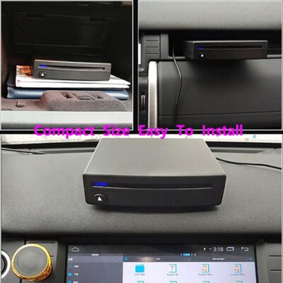 External USB Car Universal CD Player,Vehicle CD Player for Car via USB Radio Connection Portable CD Player for Car Android Navigation with USB Port-Plug and Play - Image 5