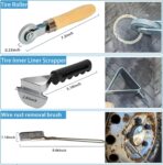 Air Tire Repair and Polish Patch Kit with 2500 RPM tire Buffer, Inner Liner Scraper, Patch Roller, and Durable Buffing Wheel for Tire Maintenanc - Image 6