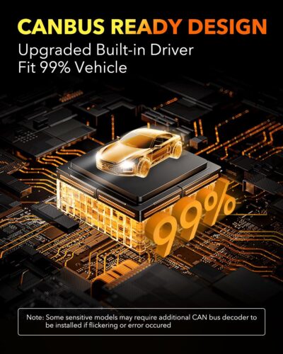 OXILAM 9005 9006 LED Bulb Combo HB-3 HB-4 Bulbs, 70000LM 120W, Ultra-Bright, 5 Min Quick Install, 70000H Lifespan, No Flicker, 99% Compatibility - Image 7