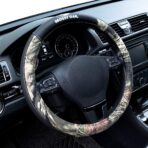 Mossy Oak Camo Steering Wheel Cover, Universal 15 inch - Made with Premium PVC Leather and Cotton Fabric - Official Licensed Product - Image 3