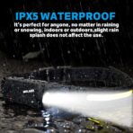 LED Headlamp Rechargeable Flashlight, 2-Pack 230° Wide Beam Headlight with Motion Sensor, Lightweight, Weatherproof, 2 Light Source Head Lamp for Camping Hiking Running Outdoor - Adults and Kids - Image 5