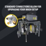 Active 2.0 Electric Pressure Washer – 2.0 GPM high Pressure Washer for DIY at Home car wash, Detailing and Other Cleaning transformations with 1800 Peak PSI - Image 6