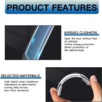 4 PCS Car Door Anti-Collision Strip, Rearview Anti-Impact Sticker, Door Protection Decorative Covers, Door Edge Bumper Guard, Universal Car Side Door Edge Protector (Black) - Image 4