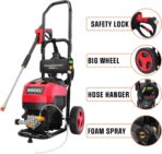PowerSmart Electric Pressure Washer, 1.8GPM 4000PSI Max Power Washer with 35FT Power Cord & 27FT Hose, Soap Tank,Spray Gun - Image 6