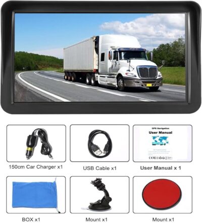 GPS Navigation for Car Truck 2025 - Navigation System 9 Inch Touchscreen Navigator with US/CA/MX Maps, Lifetime Free Map Updates, Voice Broadcast, Speed Camera Warning, Vehicle GPS Unit - Image 7
