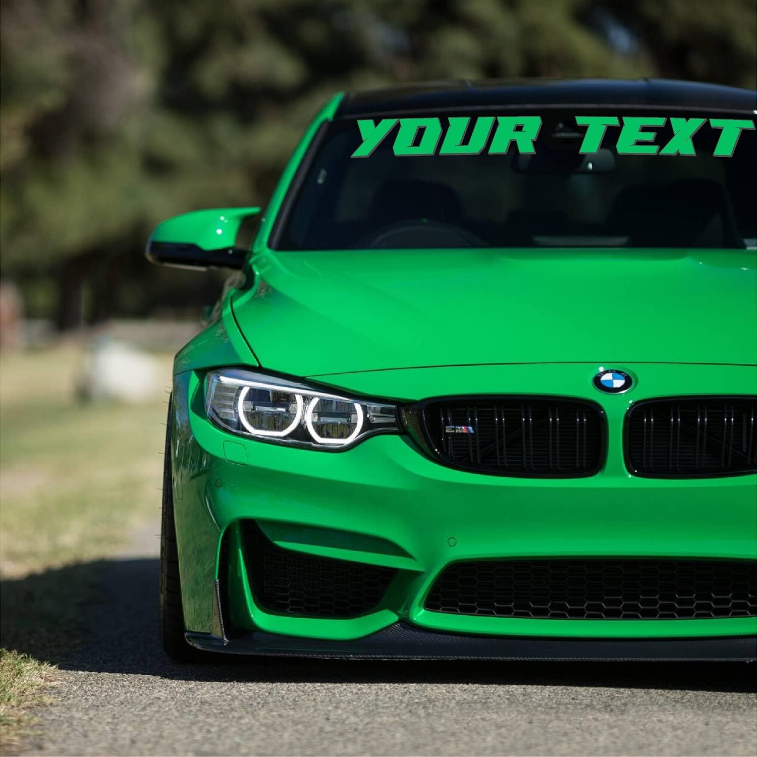 71gwVXTupHL._AC_SL1500_.jpg Custom Windshield Decal, Personalized to Order Premium Automotive Vinyl Lettering, Car, Truck, Windshield, Window, Sticker, CTDP, Graphic - Image 1