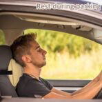 2pcs Car Seat Neck Support Pillow,PU Soft Leather + Memory Foam,Head Support Pillow Cushion Pad for Driving Headrest Relax,with Adjustable Strap - Image 3