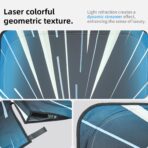 Ludicrous Sunshade for Tesla Model S/3/X/Y Front Windshield Sun Shade Accessories Juniper/Highland Foldable Car Window Sun Blocker with Organizer Bag,Triple-Coated Triple Layer - Image 6