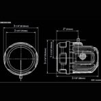 LED Spot Light Kit - 2 Pack, 3 inch Round LED Accessory Lights with Wiring Harness,LED Fog Light for Utv ATV Motorcycle Trucks Off Road (White Beam) - Image 6