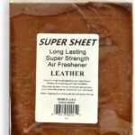 Super Sheet Large (8"x7") Under Seat Car Air Freshener (Leather)