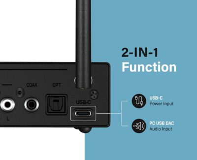 B3 Professional XLR Bluetooth v5.1 Music Receiver, LDAC & aptX HD Streamer, Built-in ESS DAC, Analog RCA, Digital Optical and COAXIAL Outputs, for Audio Mixer, DJ Speakers & PA System - Image 8