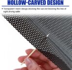 4PCS Car Side Window Sunshade - Reusable Washable Static Cling Film Car Window Shade Sticker Block UV Rays & Heat Glare - Vehicle Window Film Shade Privacy Protector for Most Cars (Black) - Image 3