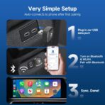 D7 2-in-1 Wireless CarPlay & Android Auto Mini Adapter, Alloy Shell, Compatible with 2016+ Factory-installed Wired CarPlay/Android Auto Vehicle, Plug & Play Car Play Dongle for iPhone & AndroidPhone - Image 7
