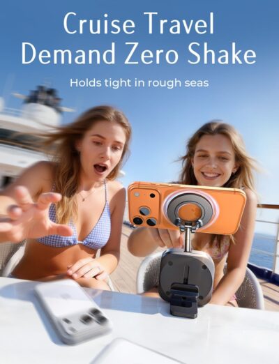 LISEN Airplane Travel Essentials for Women Men Phone Holder for Desk MagSafe Phone Travel Size Accessories Airplane Gadgets Men Long Flight Cruise Must Haves Spring Break Essentials Easter Gifts - Image 3