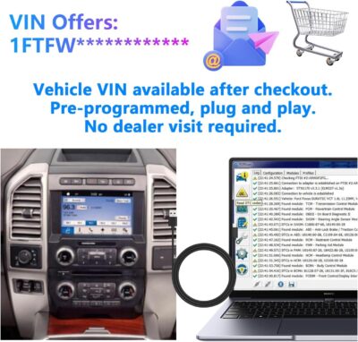 SYNC 2 to SYNC 3 Upgrade Kit Wireless Carplay Explorer for Ford F150 F250 SYNC 3.4 APIM NA223 with 8" Touchscreen Diplay GPS Navigation (SYNC 2 to SYNC 3 Upgrade Kit with Carplay) - Image 6