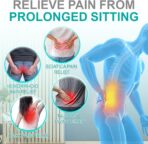 Seat Cushion for Office Chair, Car and Wheelchair Use, with Lumbar Support Pillow and Memory Foam Coccyx Cushion for Tailbone, Back, Sciatica, Ergonomic seat Cushion - Image 2