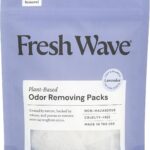 Fresh Wave Lavender Odor Eliminating & Deodorizing Packs | Bag of 6 | Safer Odor Relief for Small Spaces | Natural Plant-Based Odor Eliminator | Odor Absorbers for Home